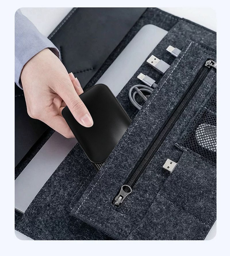 Compact storage for mobile office use — M006 Slide-Cover Dual-Mode Wireless Mouse